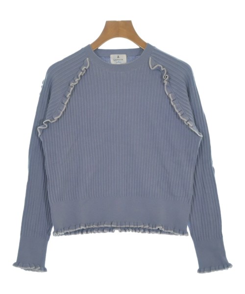LANVIN en bleu(ランバンオンブルー)ニット・セーター 青 サイズ:38(M位)/2200663699032