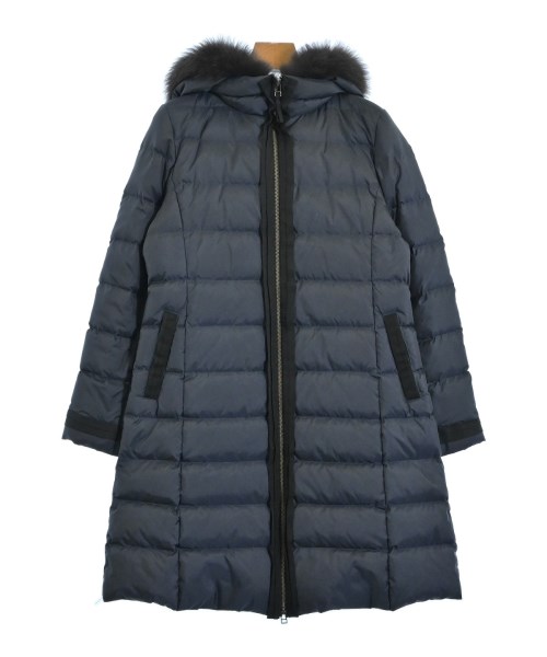 LANVIN en bleu(ランバンオンブルー)ダウンコート 紺 サイズ:38(M位)/2200668266017