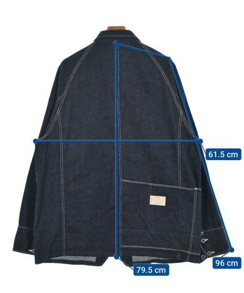 KAPITAL（キャピタル）カバーオール 紺 サイズ:4(L位) メンズ/2200558842055