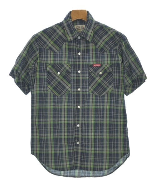 HYSTERIC GLAMOUR(ヒステリックグラマー)カジュアルシャツ 紺 サイズ:S/2200655390015