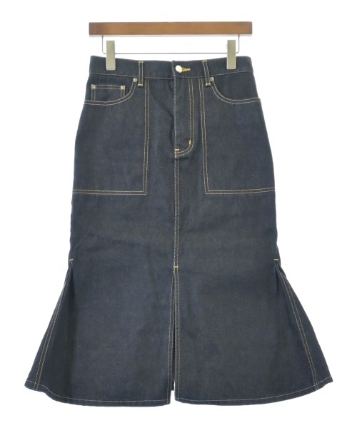 beautiful people(ビューティフルピープル)ロング・マキシ丈スカート 紺 サイズ:38(M位)/2200655453116