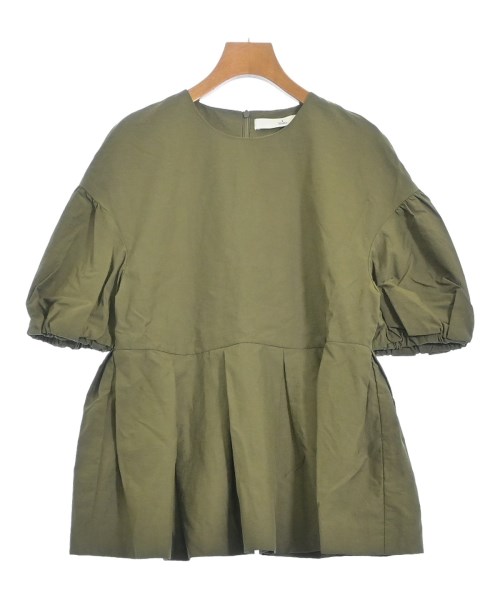 Tiara(ティアラ)ブラウス カーキ サイズ:F/2200665894084