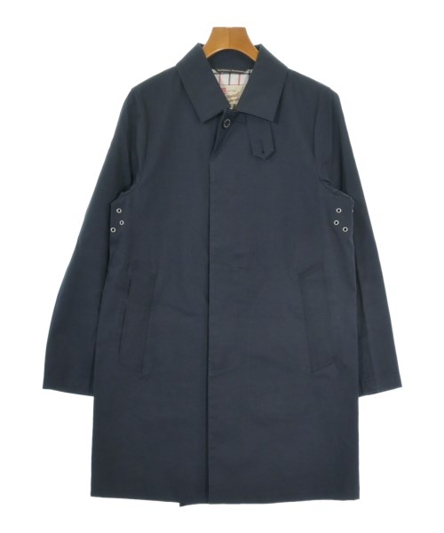 Traditional Weatherwear(トラディショナルウェザーウェア)ステンカラーコート 紺 サイズ:36(S位)/2200648279105