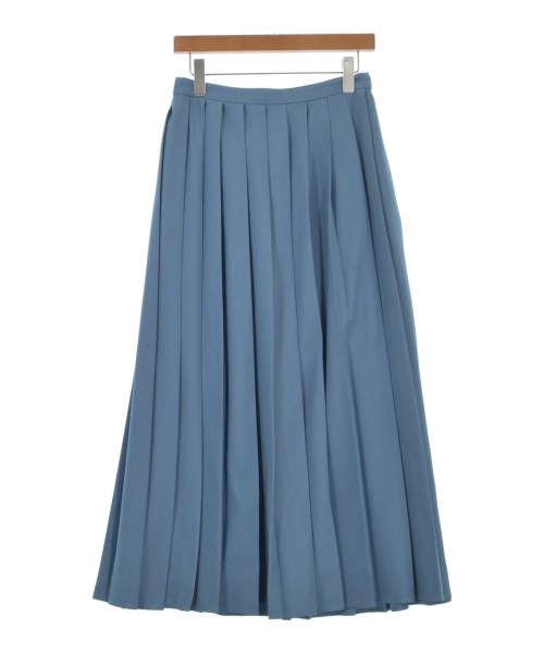 BEAMS Lights(ビームスライツ)ロング・マキシ丈スカート 青 サイズ:38(M位)/2200618886043