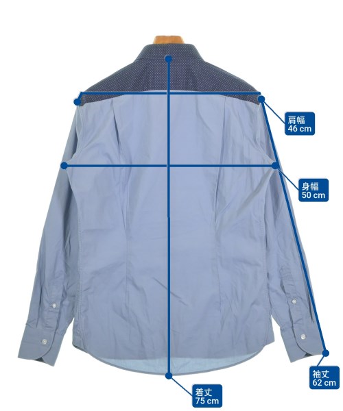 kolor（カラー）カジュアルシャツ 青 サイズ:2(M位) メンズ/2200586542057