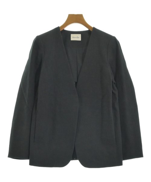 steven alan(スティーブンアラン)ノーカラージャケット 黒 サイズ:S/2200666040015