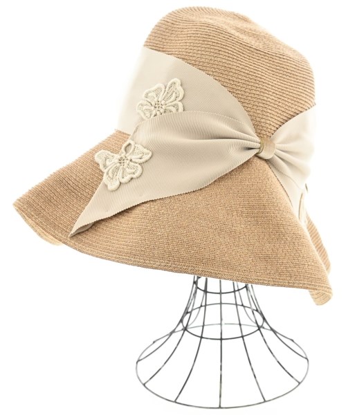 Athena New York(アシーナニューヨーク)ストローハット ベージュ サイズ:-/2200650027039