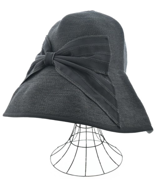 Athena New York(アシーナニューヨーク)ストローハット 黒 サイズ:-/2200666028099