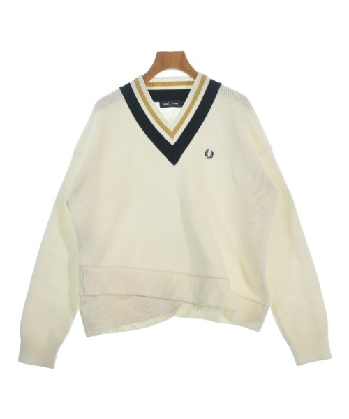 FRED PERRY(フレッドペリー)ニット・セーター 白 サイズ:38(M位)/2200685372036