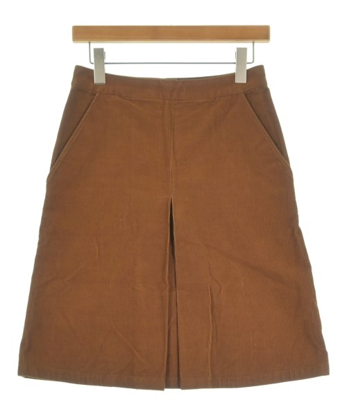 A.P.C.(アーペーセー)ひざ丈スカート 茶 サイズ:36(S位)/2200643792173
