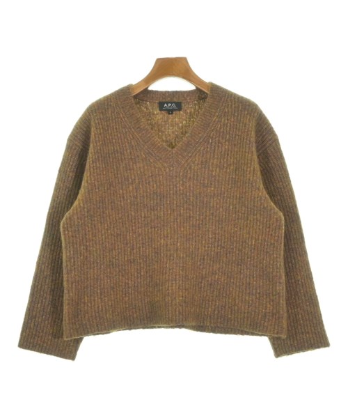 A.P.C.(アーペーセー)ニット・セーター 茶 サイズ:S/2200657497088