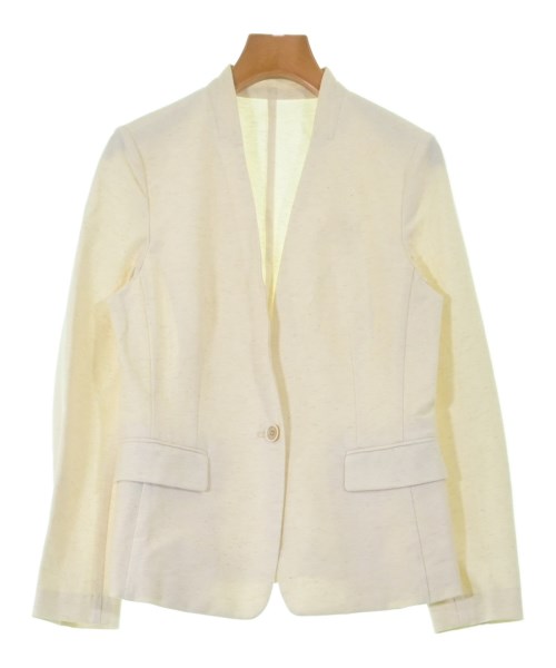 UNITED ARROWS(ユナイテッドアローズ)ノーカラージャケット 白 サイズ:38(M位)/2200614121148