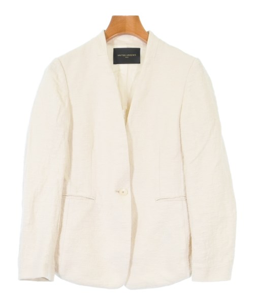 UNITED ARROWS(ユナイテッドアローズ)カジュアルジャケット 白 サイズ:36(S位)/2200607264050