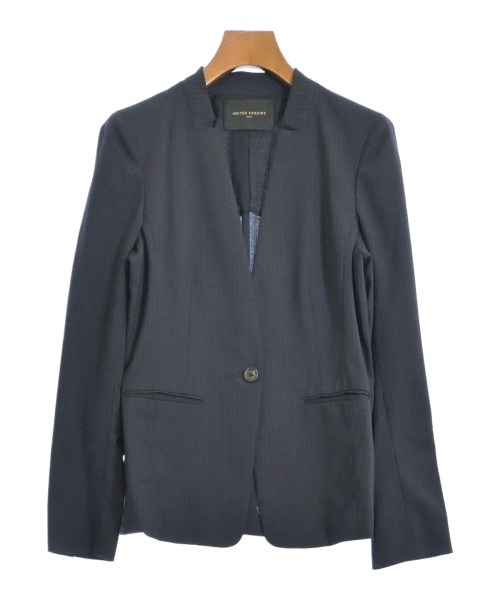 UNITED ARROWS(ユナイテッドアローズ)ノーカラージャケット 紺 サイズ:38(M位)/2200666923066