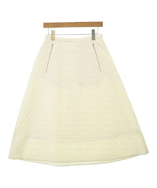 UNITED ARROWS(ユナイテッドアローズ)ひざ丈スカート 白 サイズ:38(M位)/2200678970089