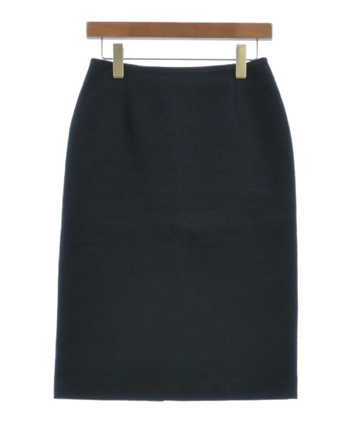 SHIPS(シップス)ひざ丈スカート 紺 サイズ:38(M位)/2200490644021