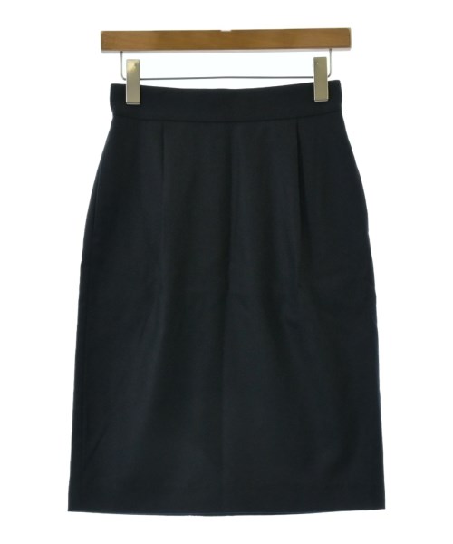 SHIPS(シップス)ひざ丈スカート 紺 サイズ:38(M位)/2200557177028