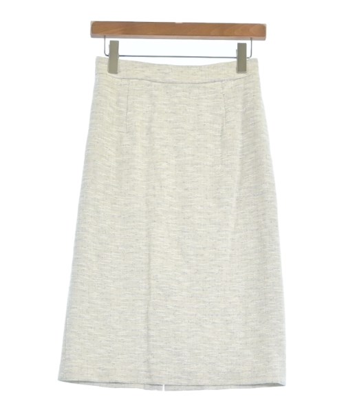 SHIPS(シップス)ひざ丈スカート 白 サイズ:38(M位)/2200636498068