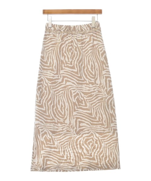 SHIPS(シップス)ロング・マキシ丈スカート ベージュ サイズ:36(S位)/2200636983366