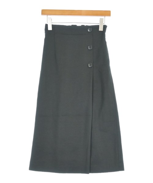 SHIPS(シップス)ロング・マキシ丈スカート 黒 サイズ:36(S位)/2200577680058