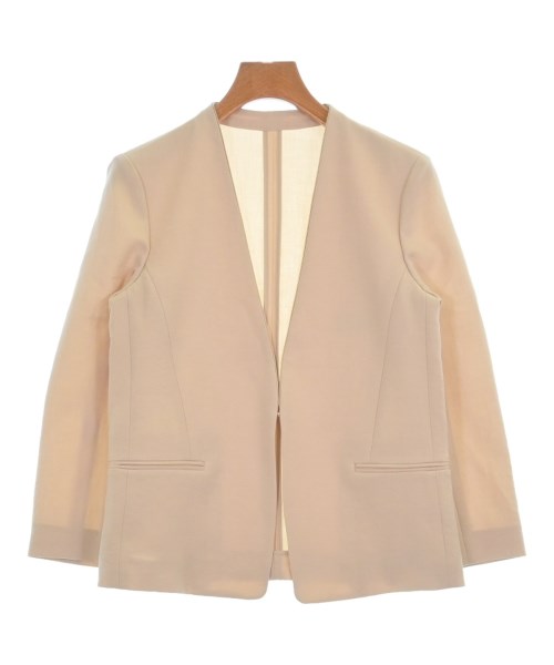 SHIPS(シップス)ノーカラージャケット ベージュ サイズ:36(S位)/2200595302024