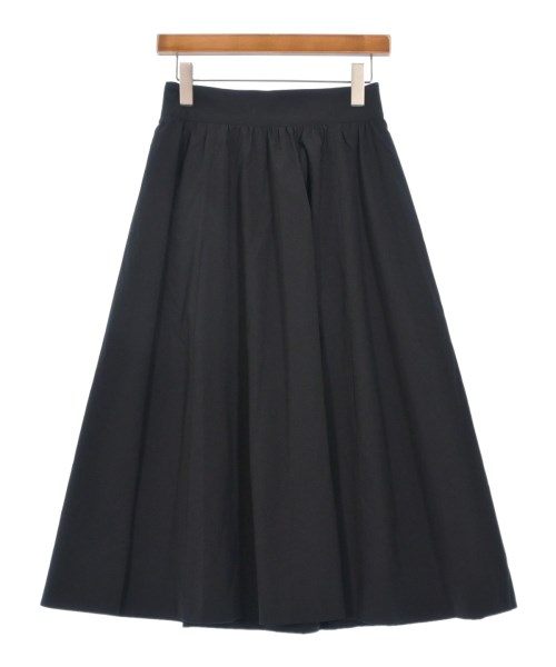 SHIPS(シップス)ロング・マキシ丈スカート 黒 サイズ:38(M位)/2200582542037