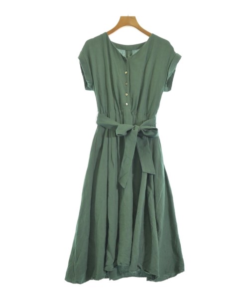 SHIPS(シップス)ワンピース 緑 サイズ:36(S位)/2200613151016