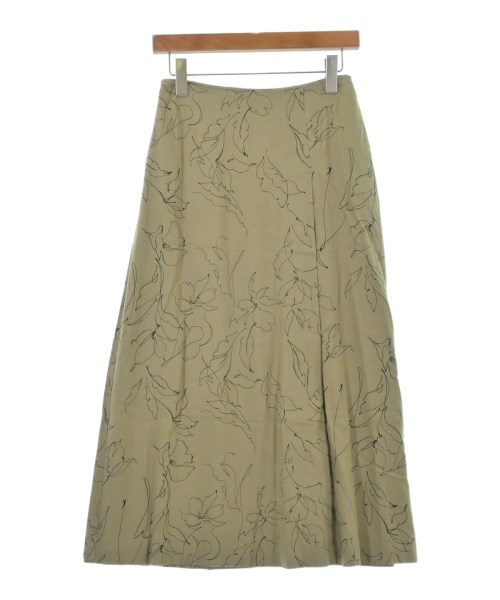 SHIPS(シップス)ロング・マキシ丈スカート カーキ サイズ:S/2200602582029