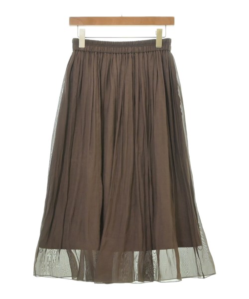SHIPS(シップス)ロング・マキシ丈スカート 茶 サイズ:F/2200556789048