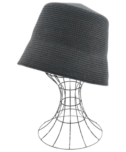 SHIPS(シップス)ストローハット 黒 サイズ:-/2200617364047