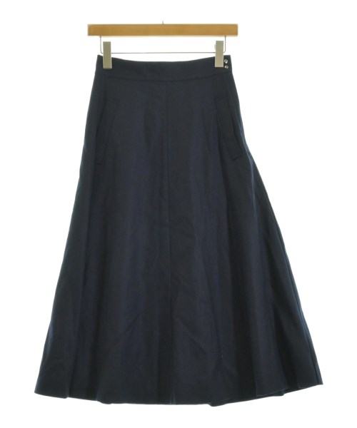 SHIPS(シップス)ロング・マキシ丈スカート 紺 サイズ:36(S位)/2200650182028