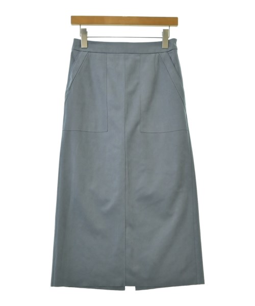 SHIPS(シップス)ロング・マキシ丈スカート 青 サイズ:40(M位)/2200666488084