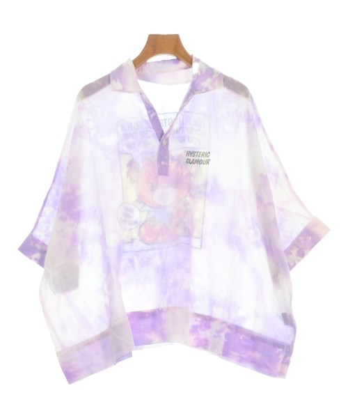 HYSTERIC GLAMOUR(ヒステリックグラマー)カジュアルシャツ 紫 サイズ:F/2200689600036