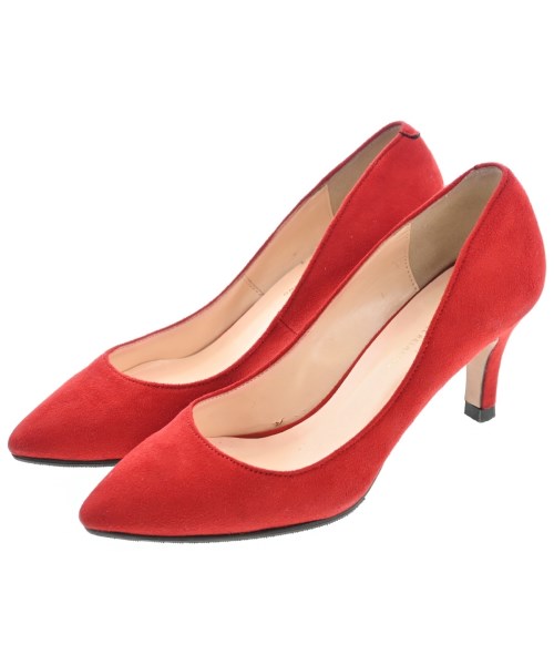 green label relaxing(グリーンレーベルリラクシング)パンプス 赤 サイズ:22.5cm/2200631670087