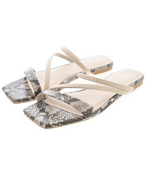 green label relaxing(グリーンレーベルリラクシング)サンダル ベージュ サイズ:S(22.5cm位)/2200606997034