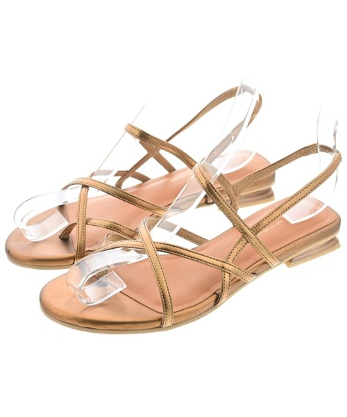 green label relaxing(グリーンレーベルリラクシング)サンダル ゴールド サイズ:S(22.5cm位)/2200689766121