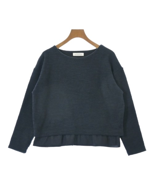 green label relaxing(グリーンレーベルリラクシング)ブラウス 紺 サイズ:F/2200667364011