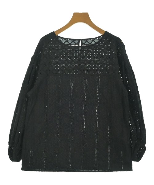 green label relaxing(グリーンレーベルリラクシング)ブラウス 黒 サイズ:F/2200664468071