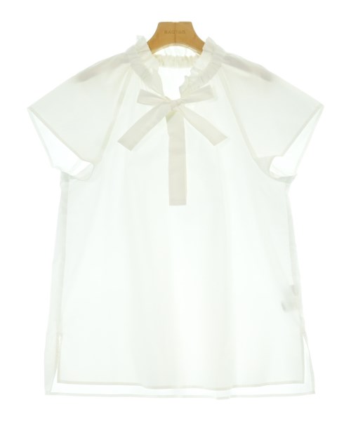 green label relaxing(グリーンレーベルリラクシング)ブラウス 白 サイズ:F/2200666177155