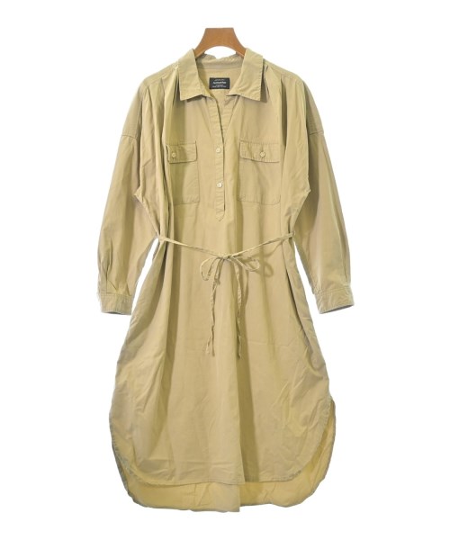 green label relaxing(グリーンレーベルリラクシング)シャツワンピース ベージュ サイズ:F/2200668808095