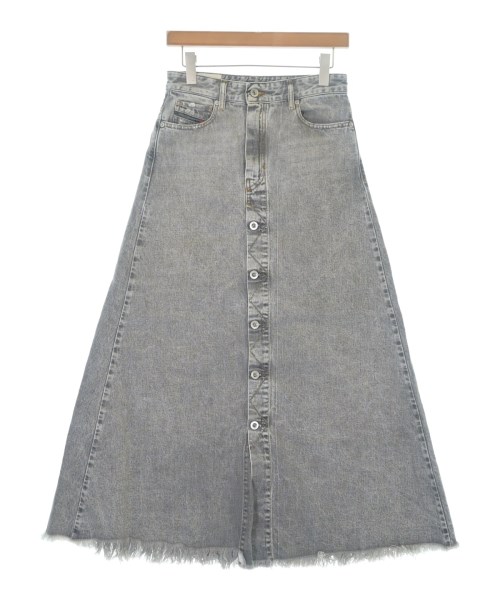 DIESEL（ディーゼル）ロング・マキシ丈スカート グレー サイズ:26(M位) レディース/2200632328154