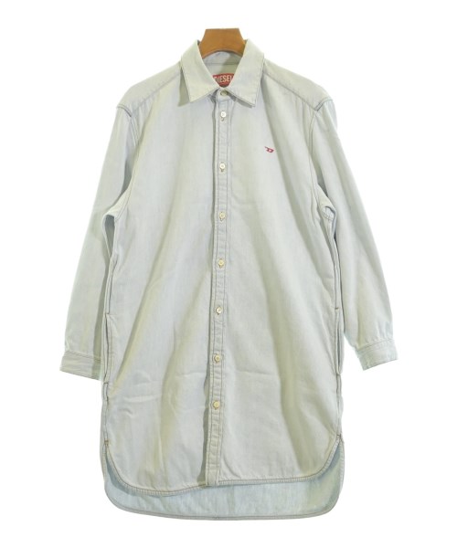 DIESEL(ディーゼル)シャツワンピース 青 サイズ:XXS/2200675946018