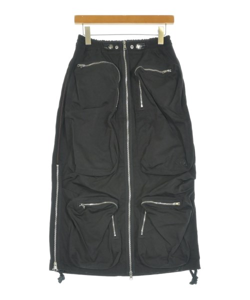 DIESEL(ディーゼル)ロング・マキシ丈スカート 黒 サイズ:26(M位)/2200653666150