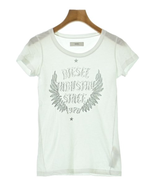DIESEL(ディーゼル)Tシャツ・カットソー 白 サイズ:XS/2200626459079