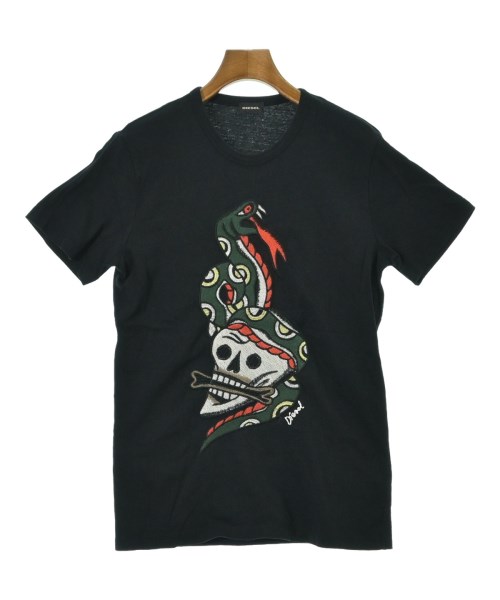 DIESEL(ディーゼル)Tシャツ・カットソー 黒 サイズ:XS/2200626459147