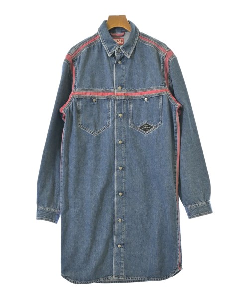 DIESEL(ディーゼル)シャツワンピース 紺 サイズ:XS/2200690968026