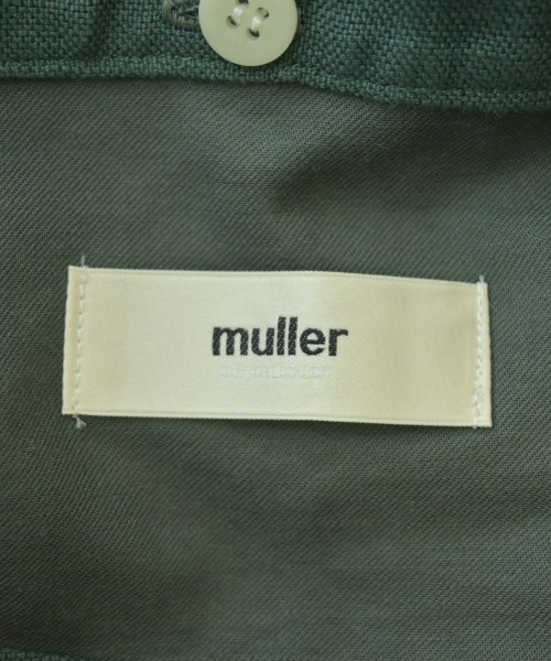 muller of yoshiokubo（ミュラーオブヨシオクボ）カジュアルシャツ 緑 サイズ:36(S位) レディース/2200707184050