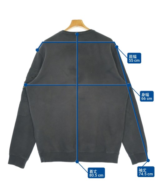 STONE ISLAND（ストーンアイランド）スウェット 黒 サイズ:XL メンズ/2200702103049