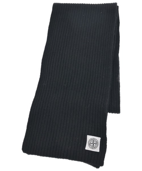 STONE ISLAND(ストーンアイランド)マフラー 黒 サイズ:-/2200646812120