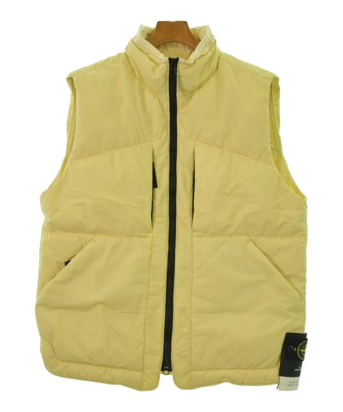 STONE ISLAND(ストーンアイランド)ダウンジャケット/ダウンベスト 黄 サイズ:L/2200662761020